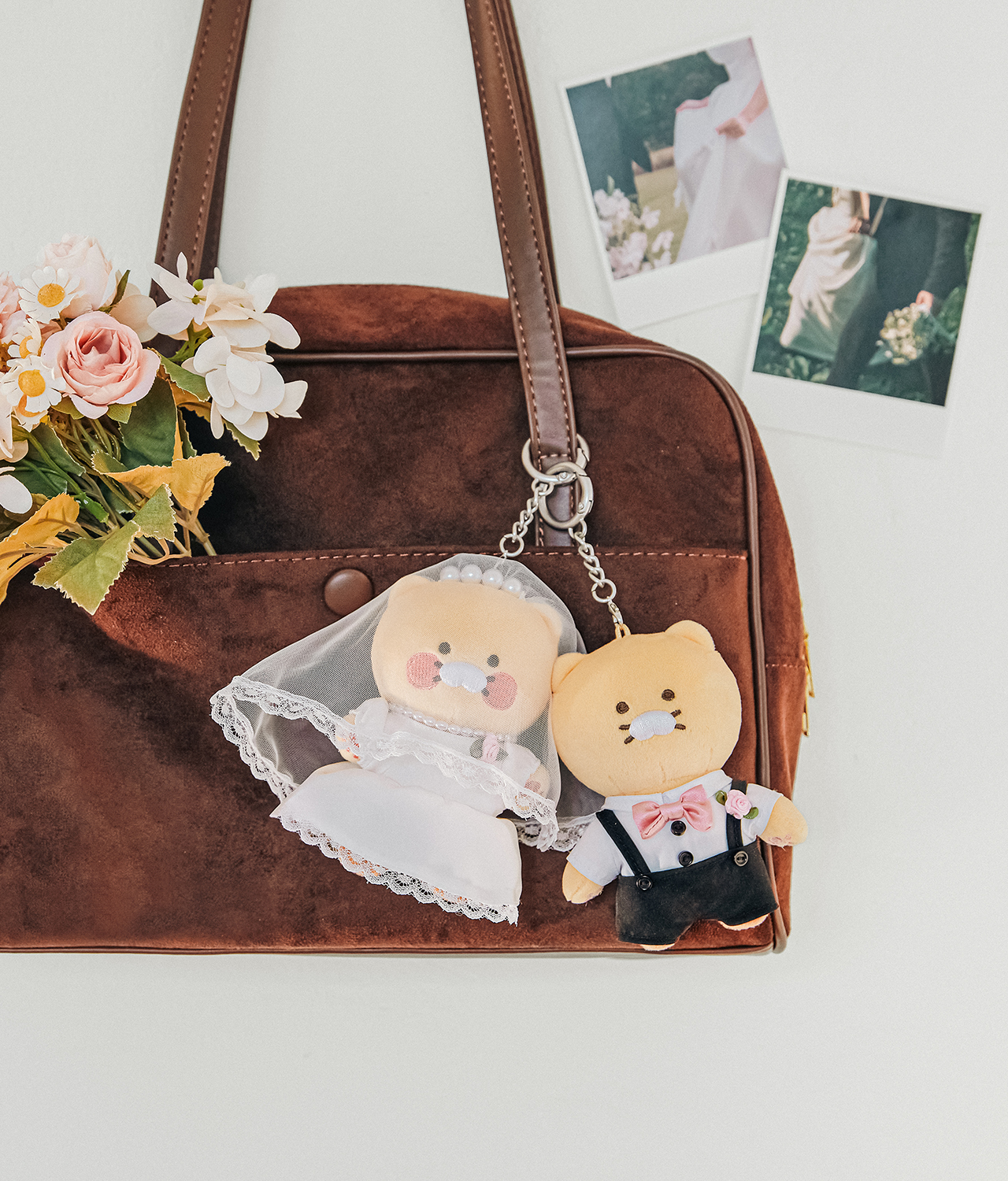 Set Peluche Porte-cles Chunsik - Kakao Friends