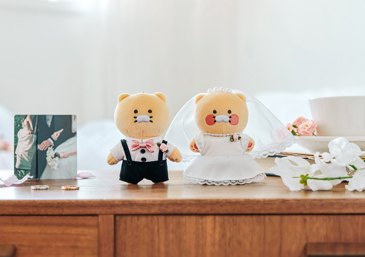 Set Peluche Porte-cles Chunsik - Kakao Friends