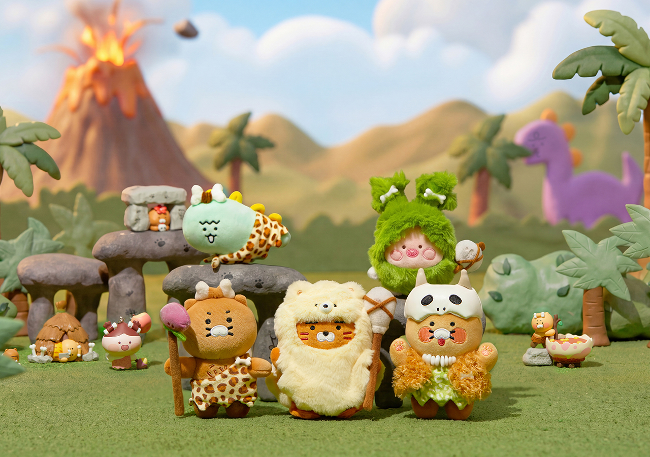 Peluche Porte-cles Apeach - Kakao Friends