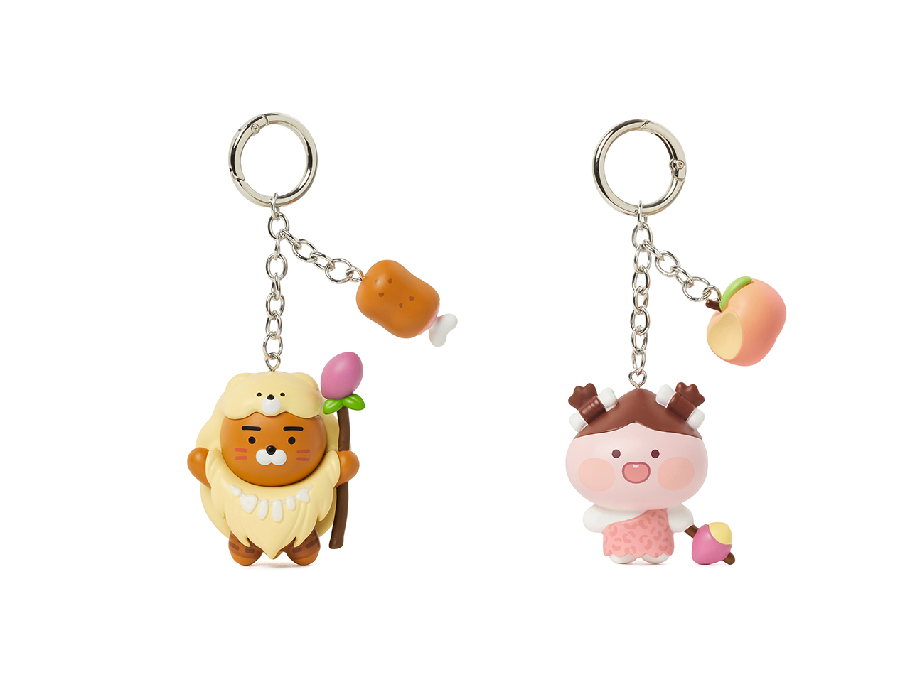 Kakao Friends Apeach Figure Keyring