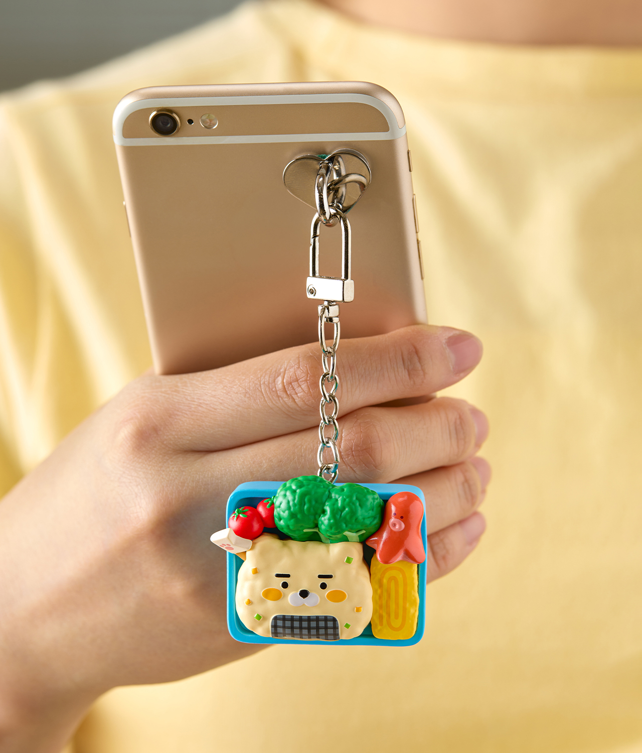 Kakao Friends Ryan Figure Keyring