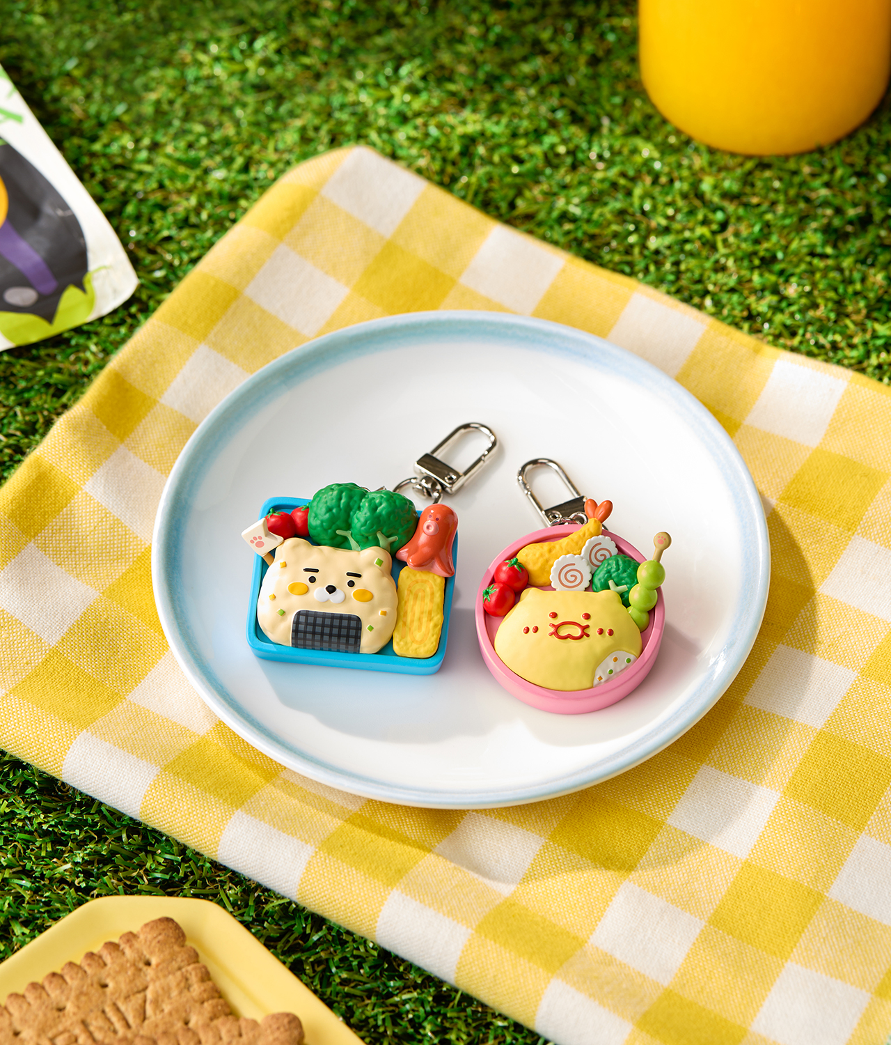 Kakao Friends Ryan Figure Keyring