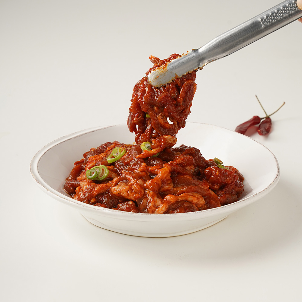 [골목식당] 포방터 오리주물럭 밀키트 매콤 캠핑 요리 500g 3팩