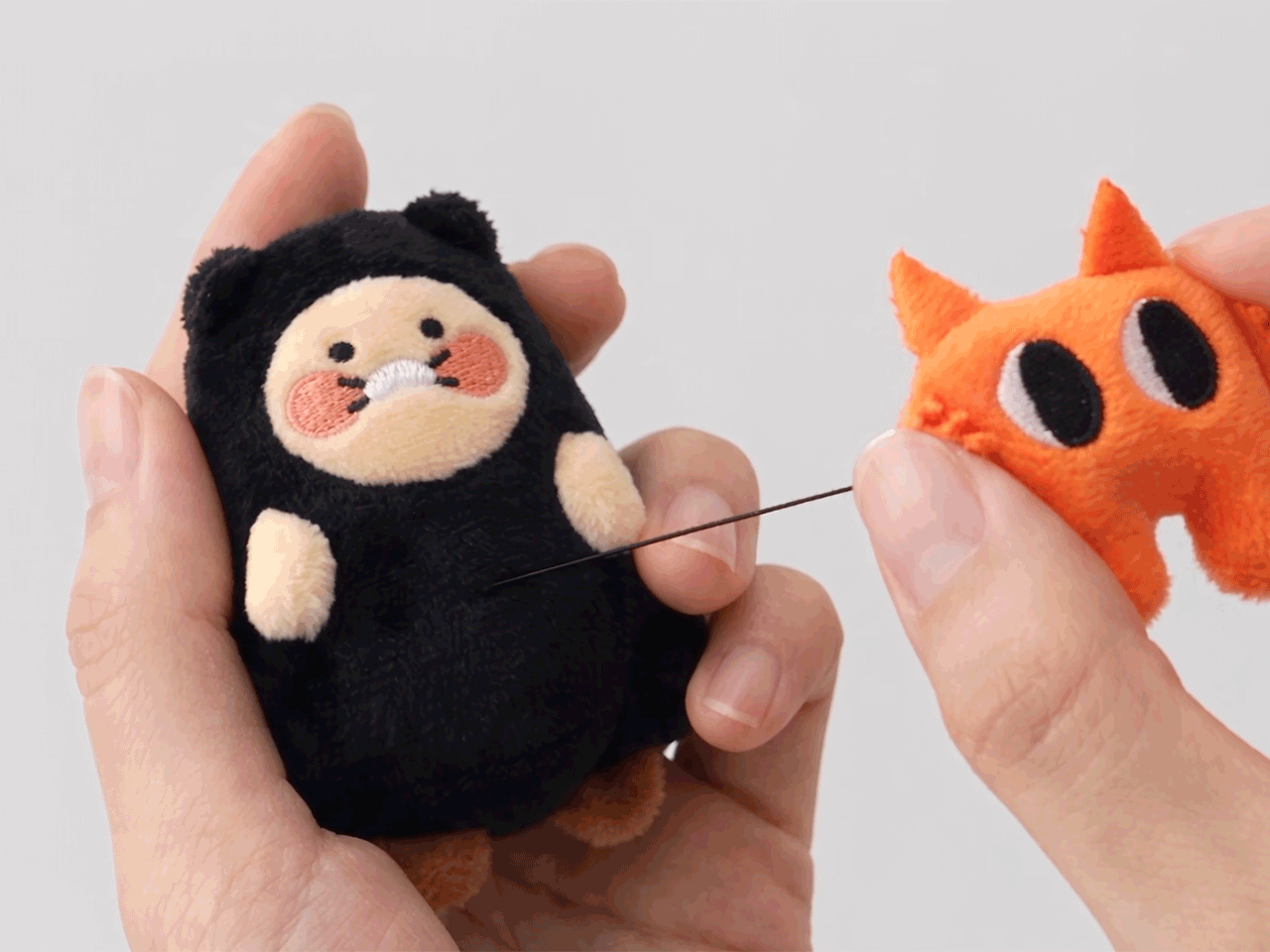 Peluche Porte-Clés Enrouleur Iyaiya X Friends Chunsik - Kakao Friends
