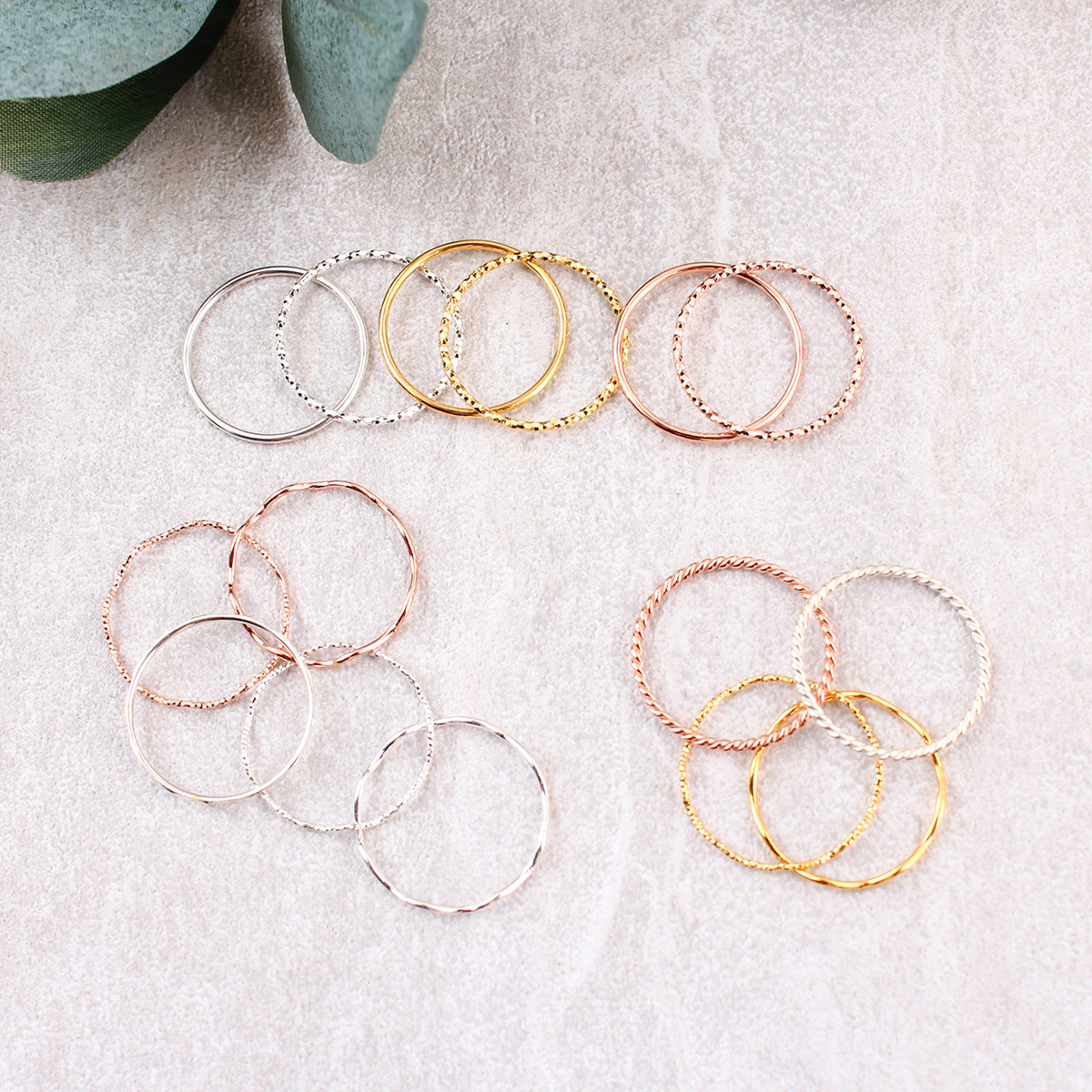 브릴스톤] 납작 코인 360도 밴드링 스몰 14k 18k 반지 | 톡딜