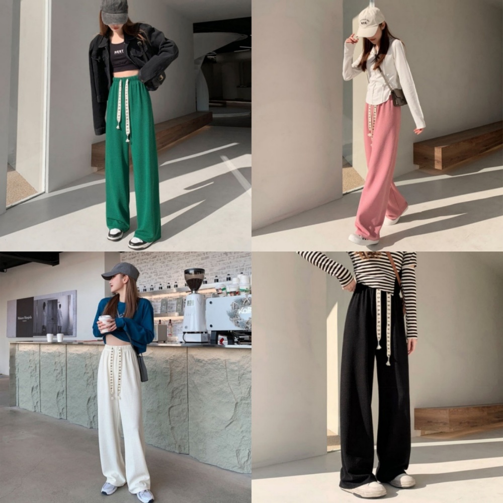 1つは必須2つは選択女性ワイドパンツバンディングパンツ女性衣料品 トレーニングパンツ 4color