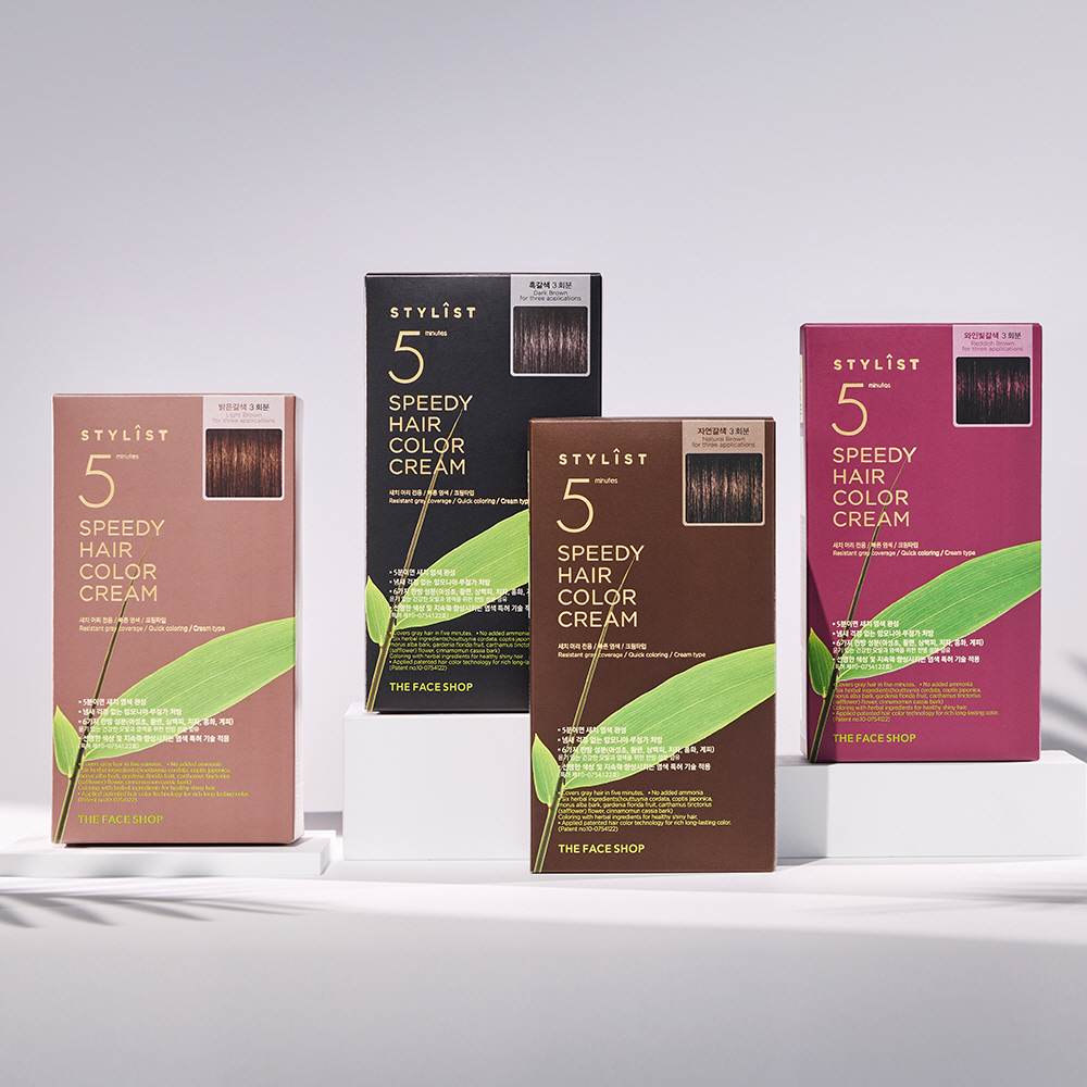ザフェイスショップスタイリスト5分スピーディヘアカラークリーム