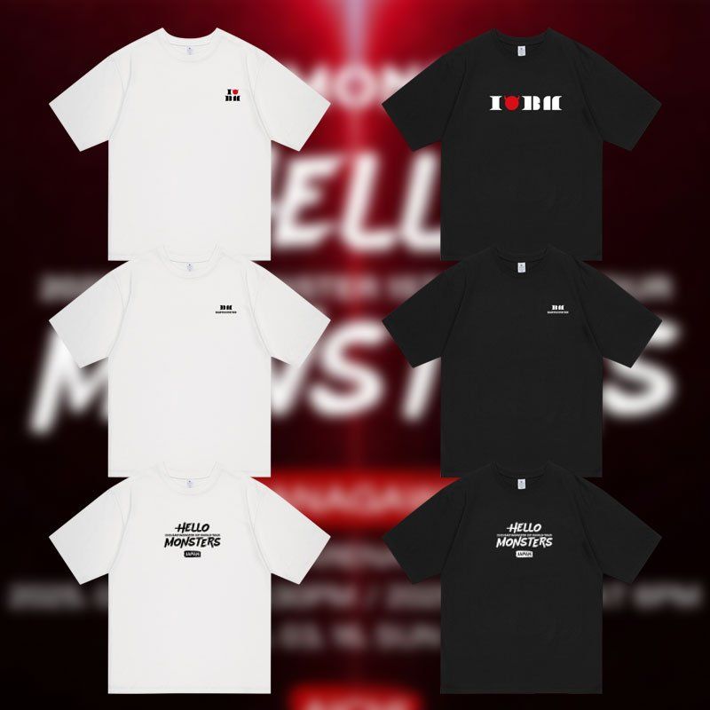 [海外]ベビーモンスターBABYMONSTERベモンコンサート半袖Tシャツグッズ