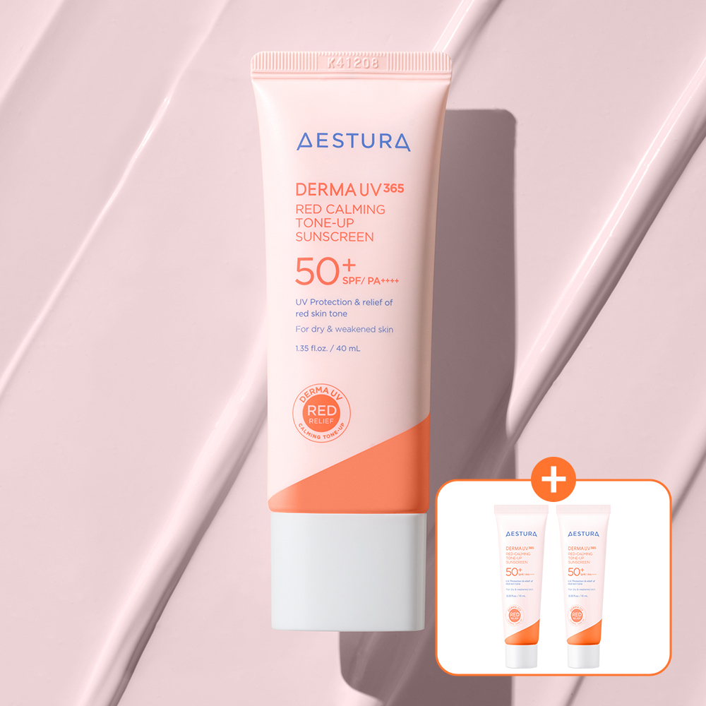 [진정톤업] 더마UV365 레드진정 톤업 선크림 40ml