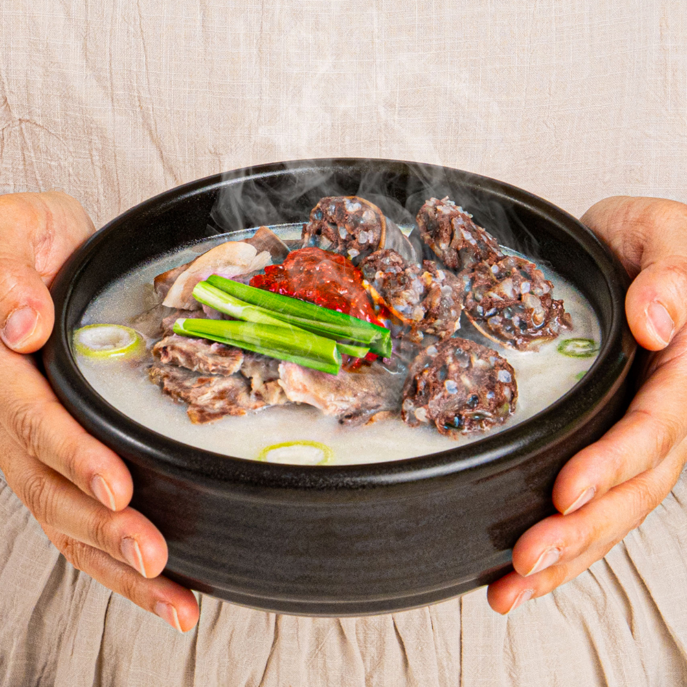 물만부어 끓여먹는 순대국밥 1인분