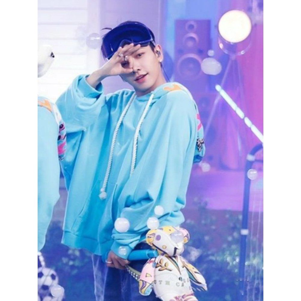 [海外]ボーイネクストドアBOYNEXTDOORボンネックブルーフードティーグッズ