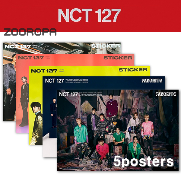 [5ポスター]NCT 127 NCT 127 3集 Sticker Favorite