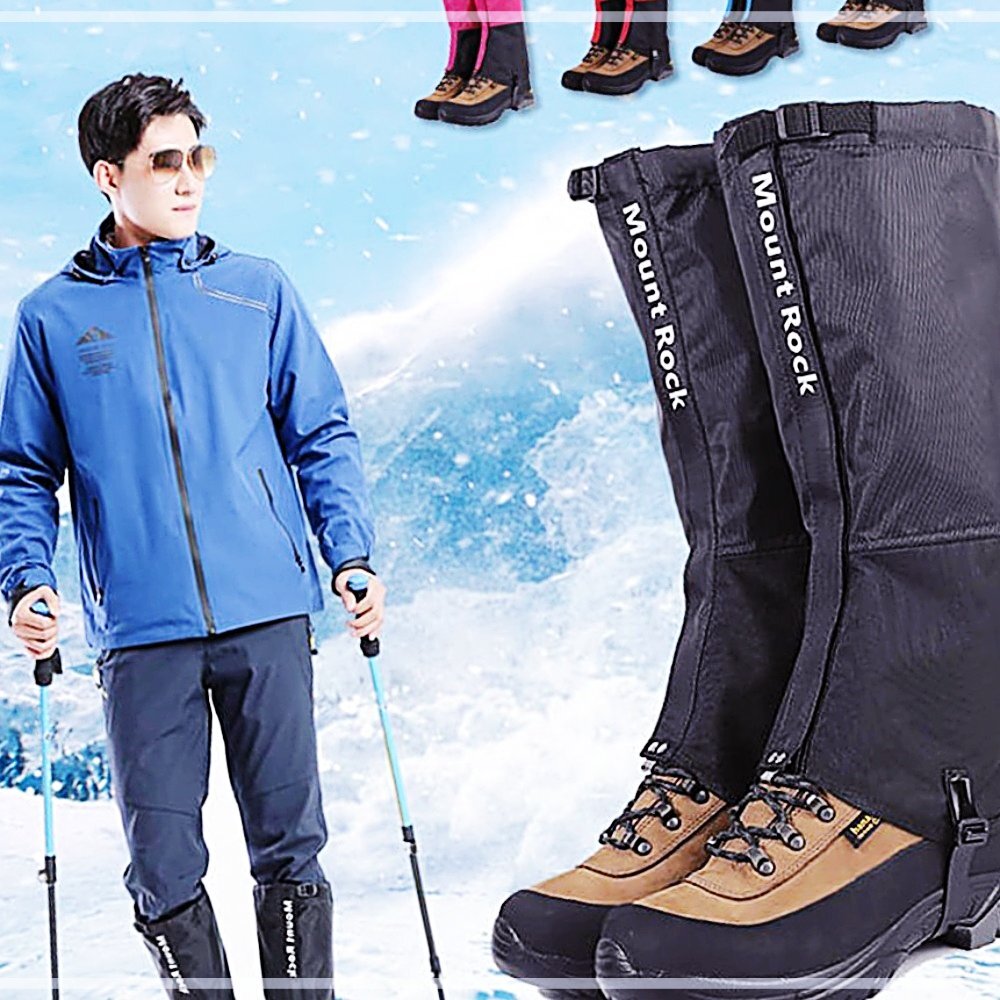 夏用スパッツ防水 MOUNT ROCK 登山 ロング登山カバー スノー登山防水
