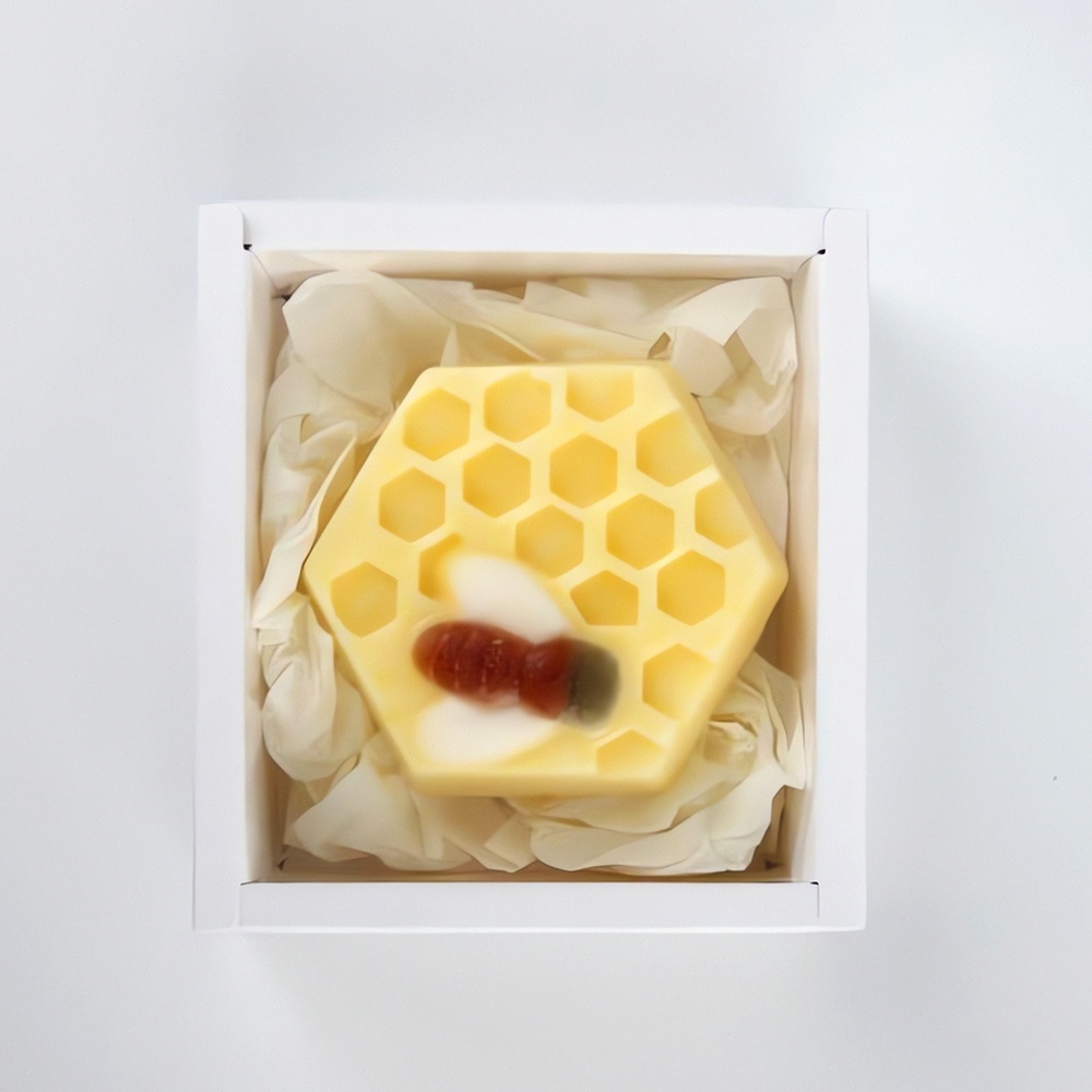 夕焼け蜂 石鹸 天然蜜蝋油成分スキンケアボディケア天然素材 コスメ・スキンケア
