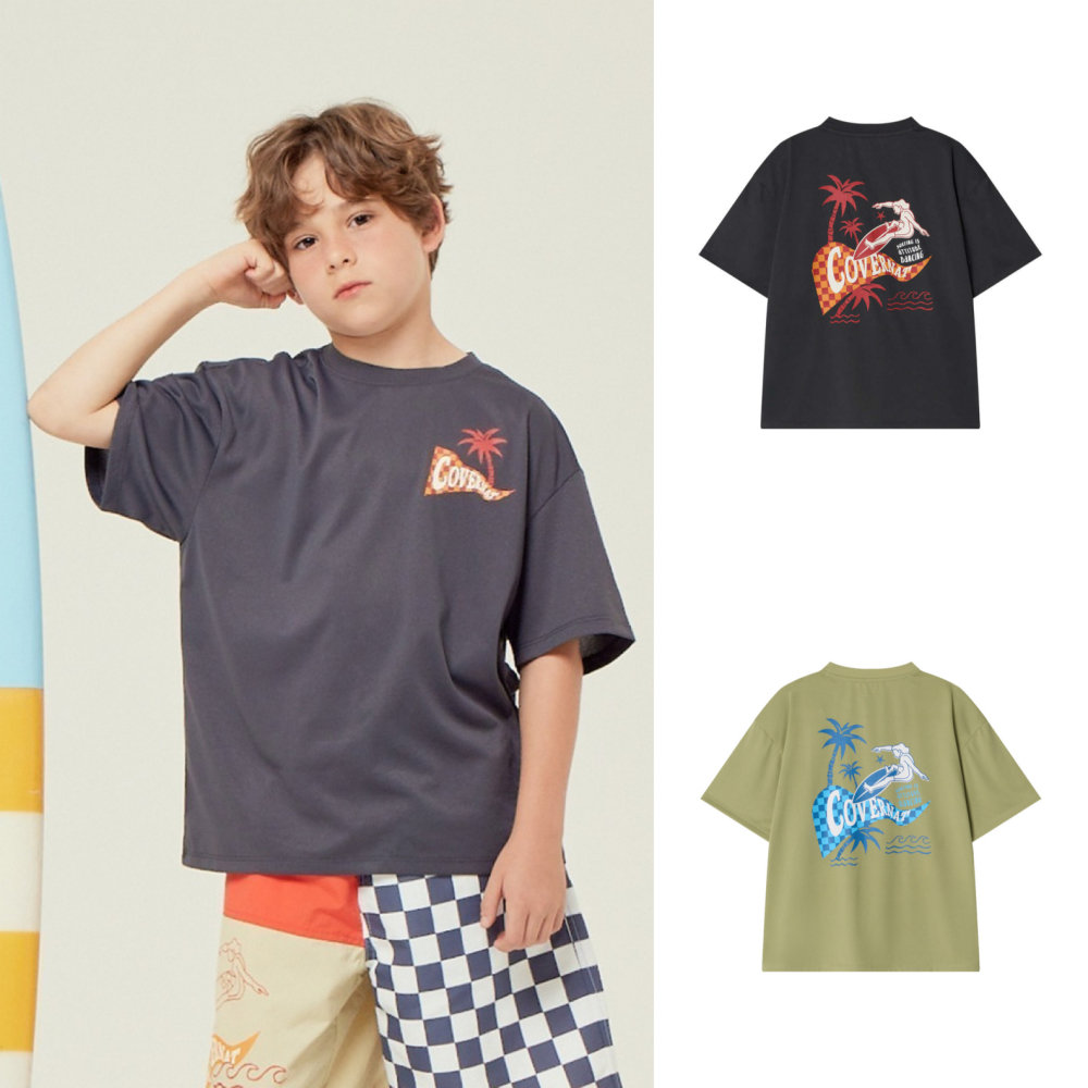[ロッテ百貨店/カバーナッツキッズ]サーフィン半袖TシャツCK2502ST59-CW