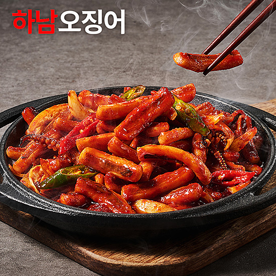 [하남오징어] 420g 오징어볶음 6팩 외(보통맛/매운맛)