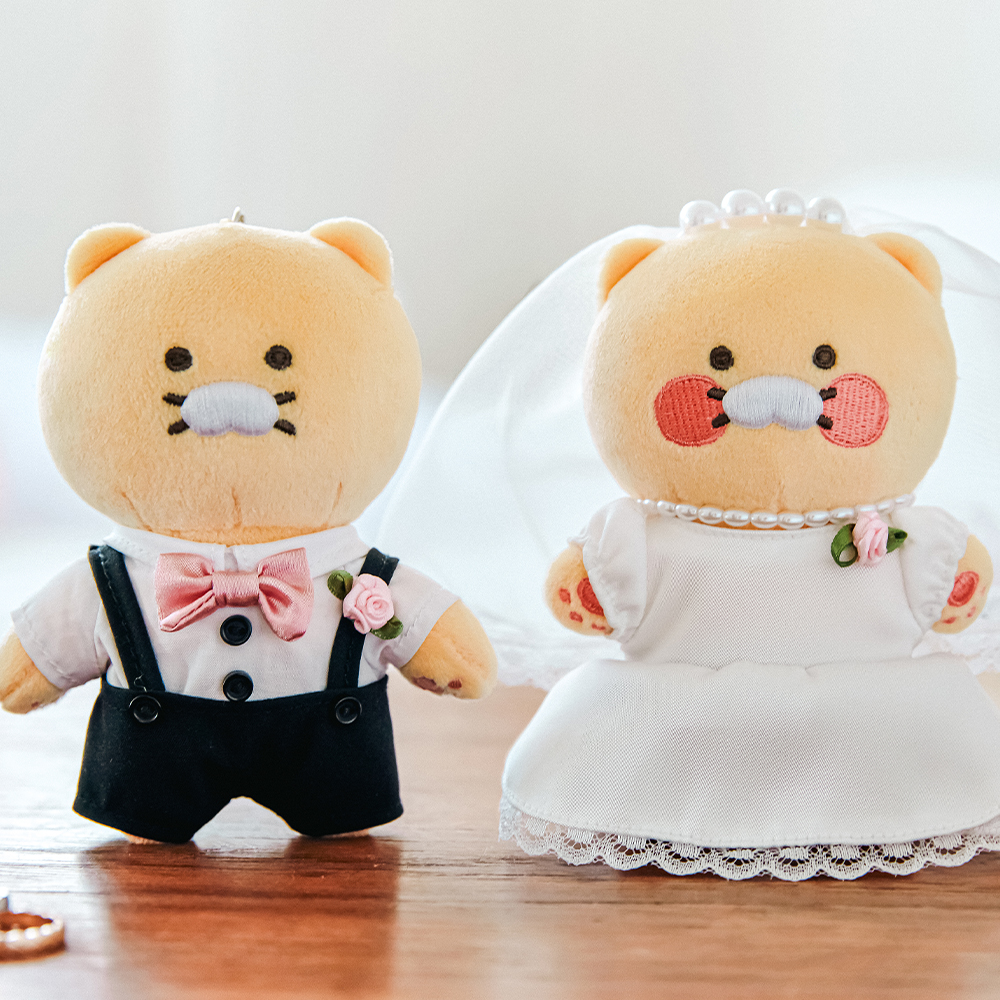 해피웨딩춘 키링인형 세트_춘식이