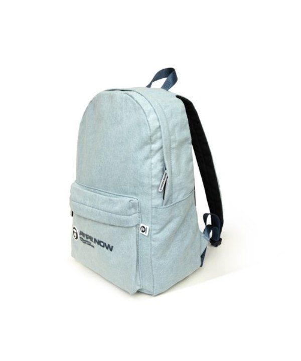 [海外]ベイプ男女共用デイリーバックパックバックパックAAPE NOW DENIM BACKPACK 26SS