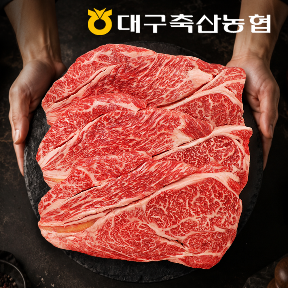 대구축산농협 1++등급 한우 등심 구이 스테이크용 500g