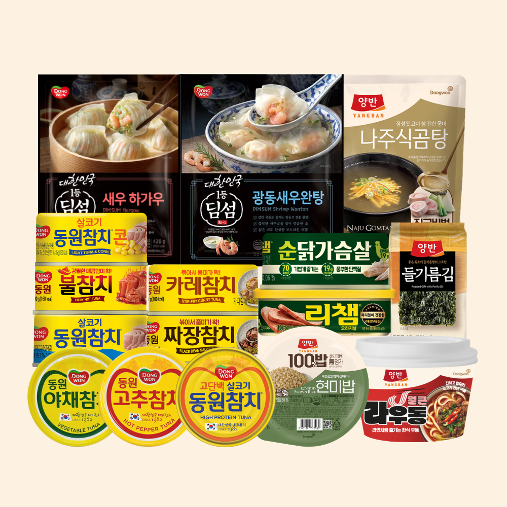 동원참치 라이트/고추/콘 85g x 7개 외 딤섬,리챔,양반밥,양반김 등