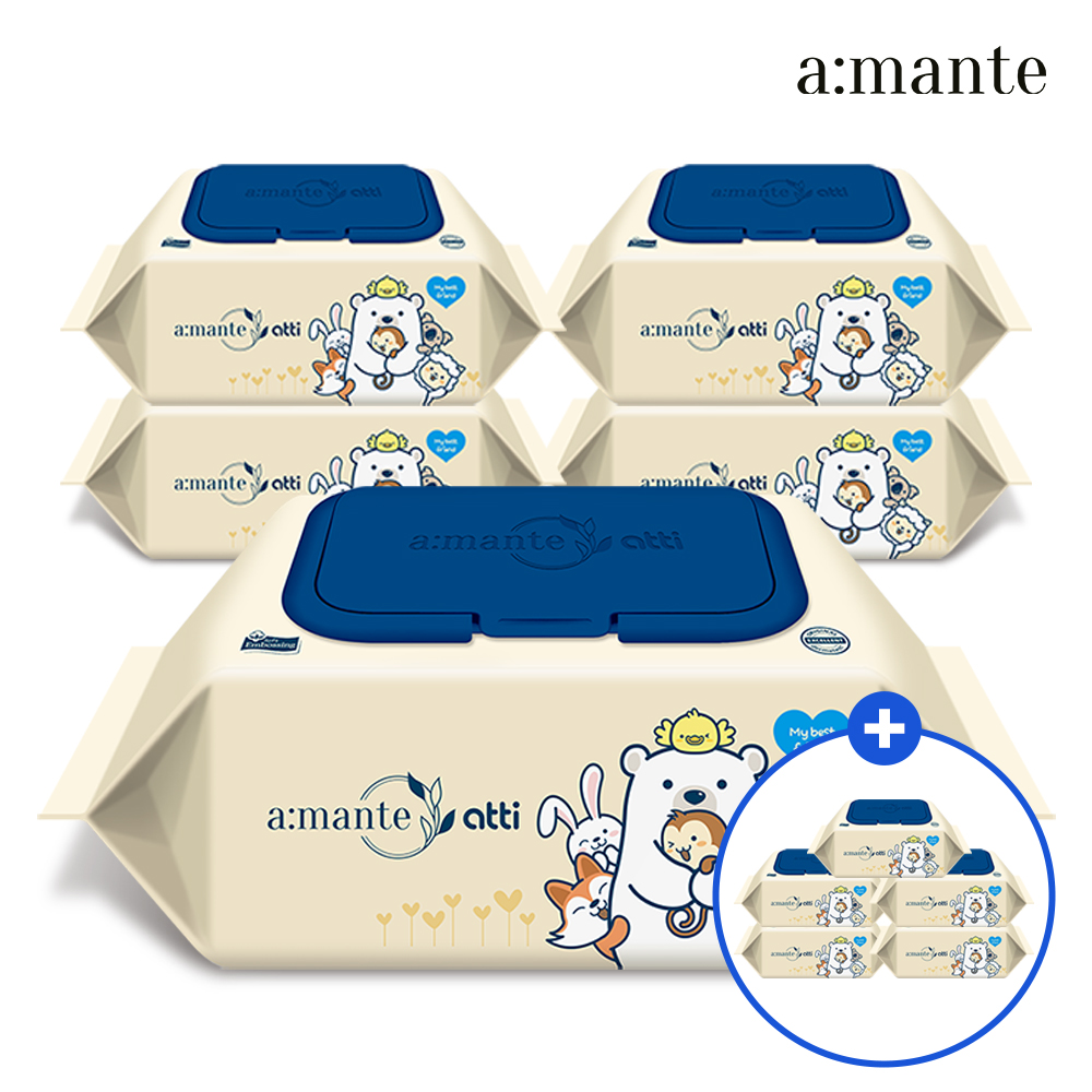 [3차 앵콜 기념 SALE / 고평량 70gsm] 프리미엄 두꺼운 물티슈 5팩+5팩