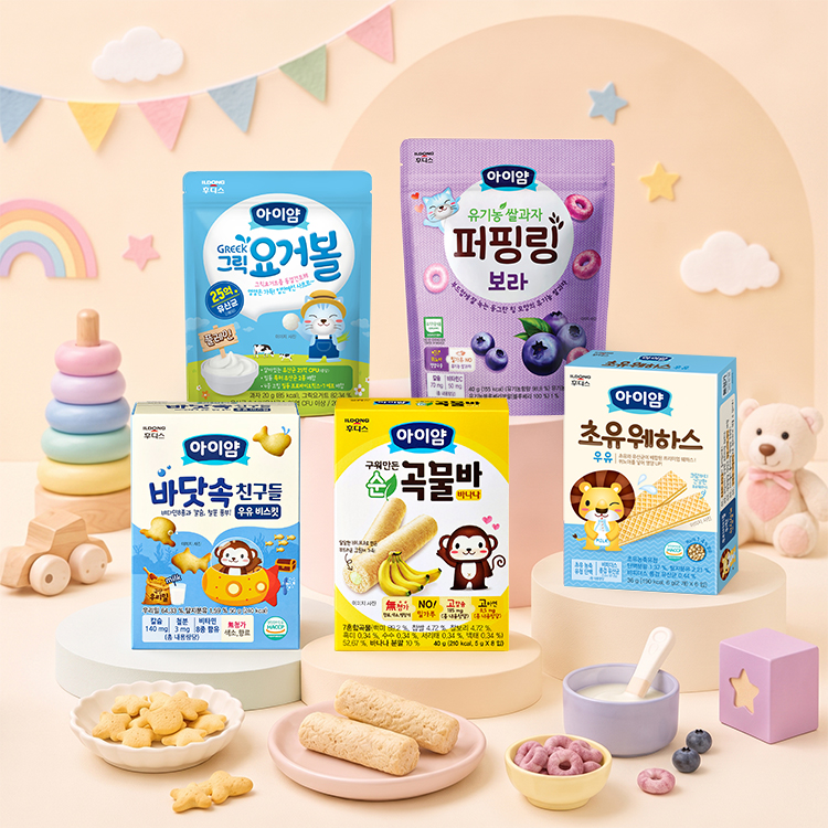 아이얌 순곡물바 세트 외~ /웨하스/주스/반찬