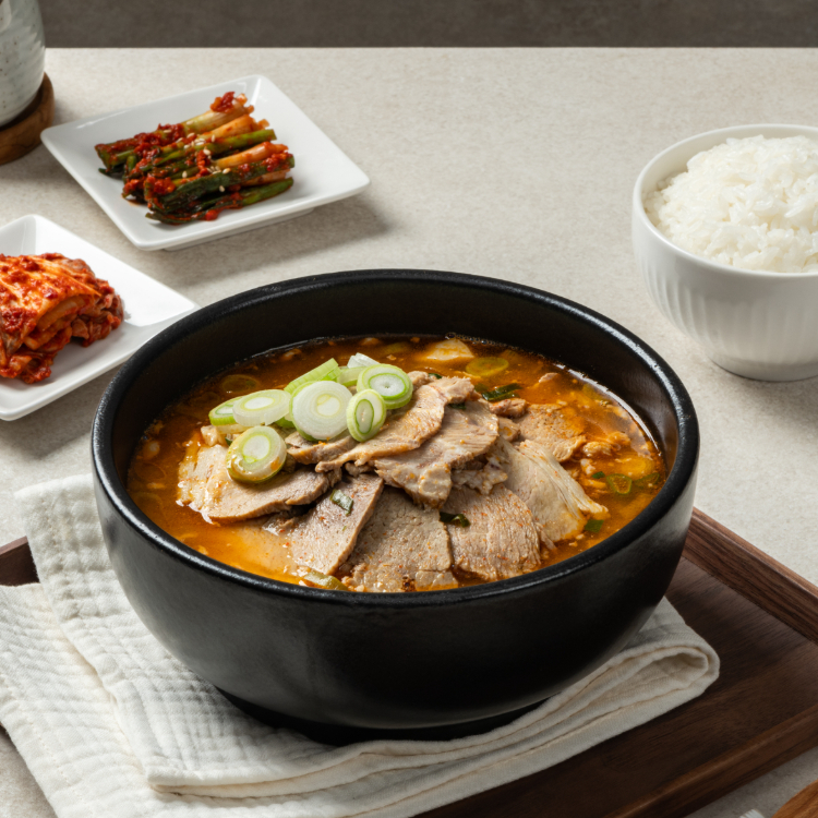 추추얼큰돼지국밥 500g 5팩 / 2세트 주문시 1팩 증정 수육 가득한 해썹인증 HACCP 돼지국밥