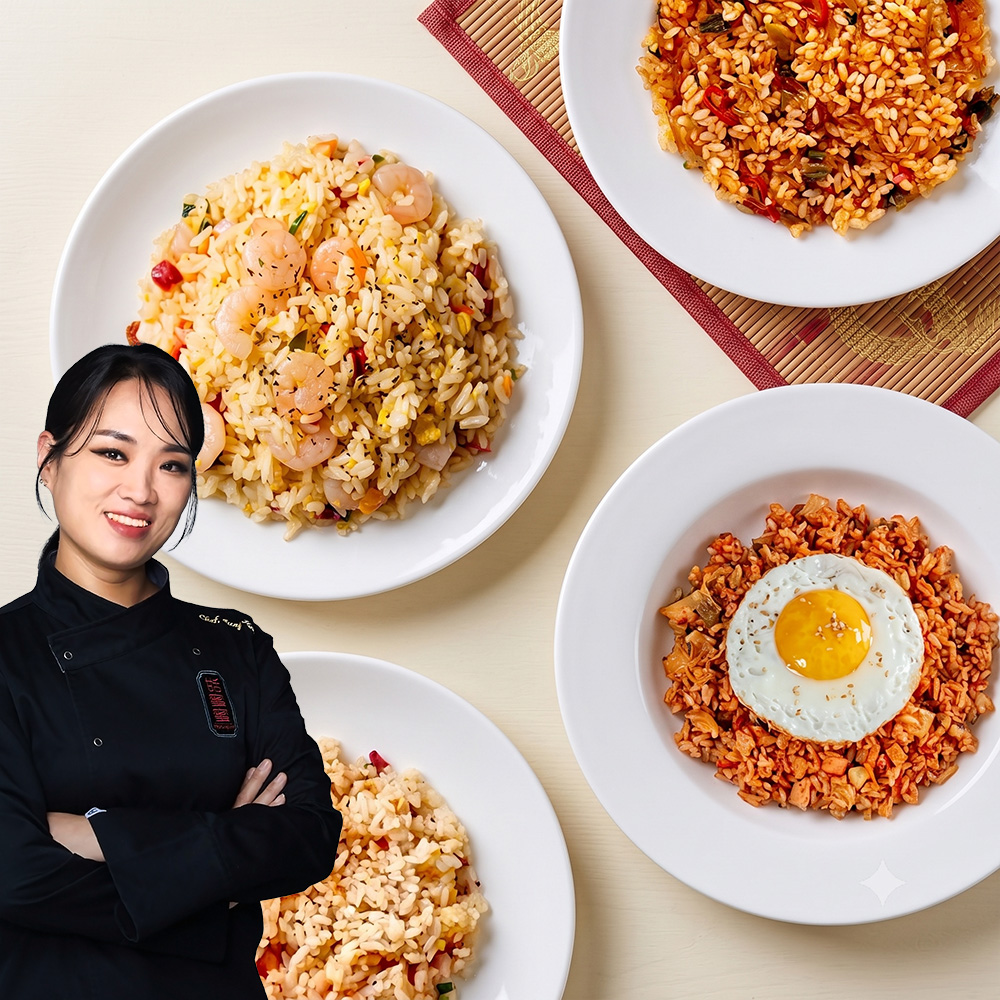 중식의여왕 정지선 볶음밥 250g 8팩 골라담기 / 김치볶음밥, 새우볶음밥, 게살볶음밥, 고추잡채밥 4종