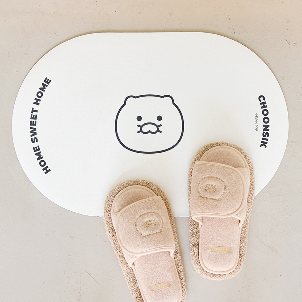 춘식이 규조토 매트 라운드숏