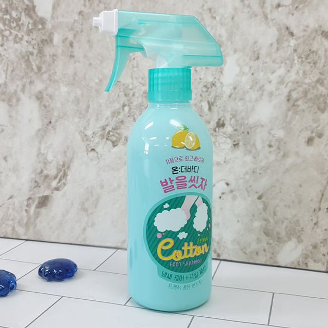 オンダーボディヘアケアシャンプー香フットレモンミント385ml