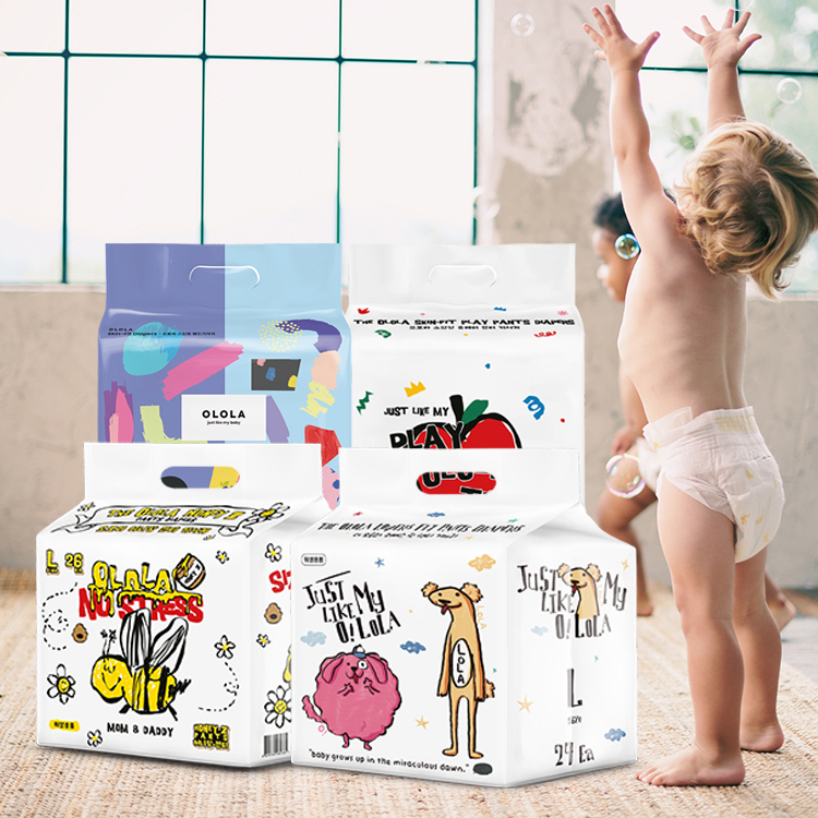 오로라기저귀 낮/밤기저귀/스킨핏/러버스핏/플레이/허니잠 인기상품 모음 4팩