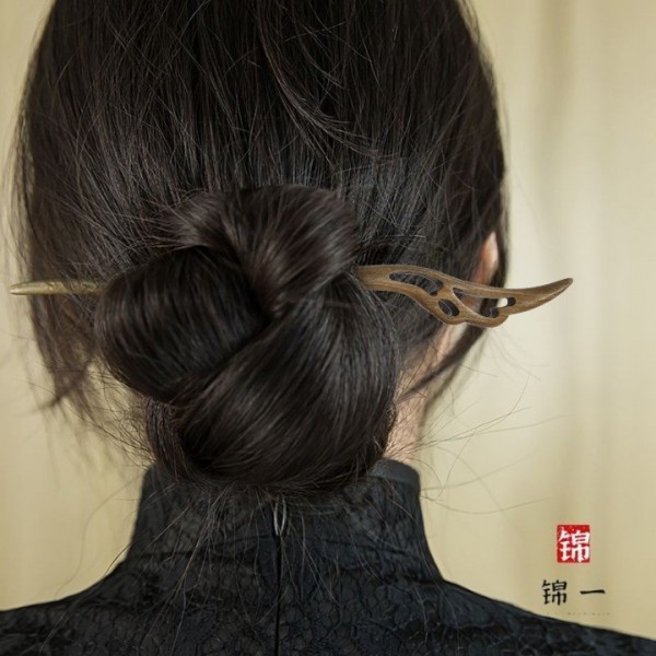 高級型手工芸緑の木のオリンゴ髪ヘアレディースヘア