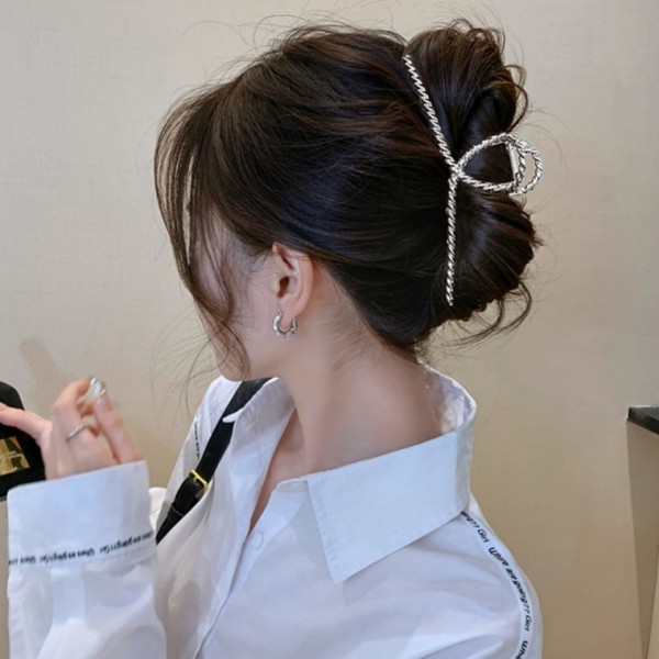 メタルキンクヘアハーフストラップオリーブ大型鉗子ヘア