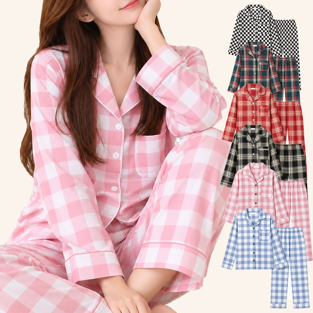 (모음전) F/W 편안한 여성 홈웨어 파자마 잠옷 세트 데일리 브라 팬티