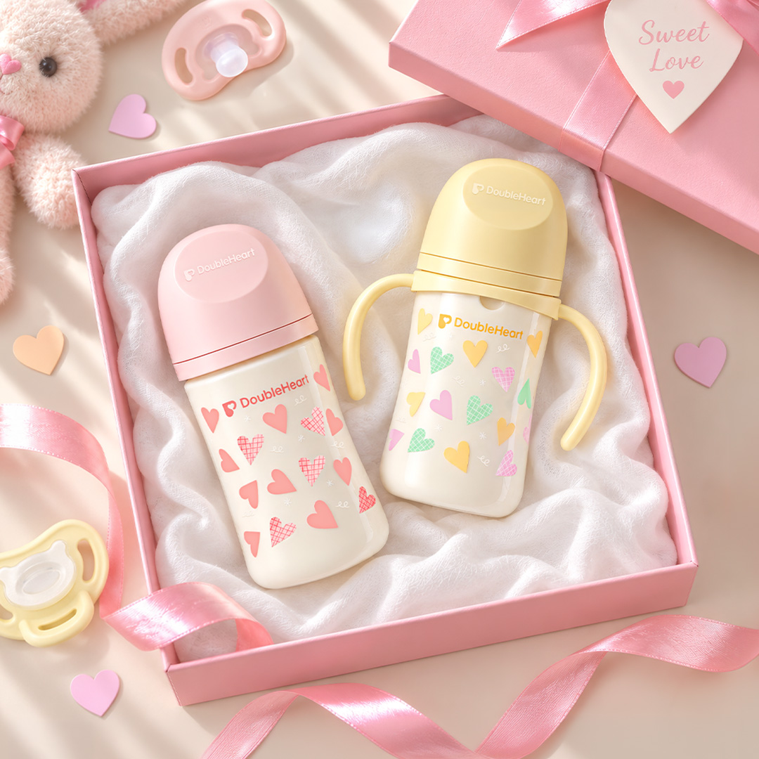 NEW 더블하트 모유실감 PPSU 스윗러브 젖병 트윈팩 160ml / 240ml+젖꼭지 세트 외 수유용품 모음