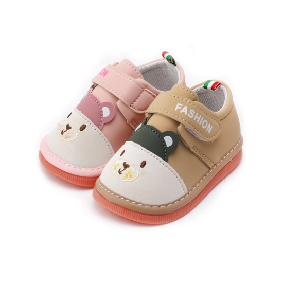 [バナナパームス]子供の靴1550ベアピープサウンドスニーカー（wd）