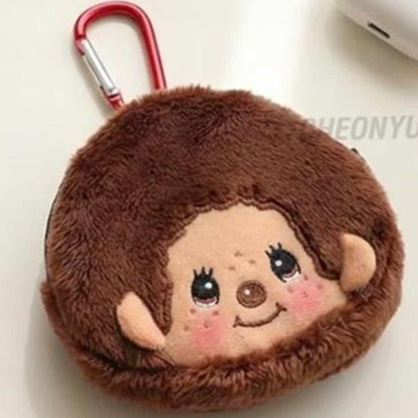 몬치치파우치 미니 파우치 여행용파우치 원숭이파우치 동전파우치