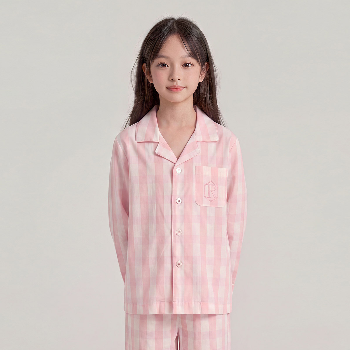 오르시떼여아동 G108 체인지 긴소매 파자마 세트