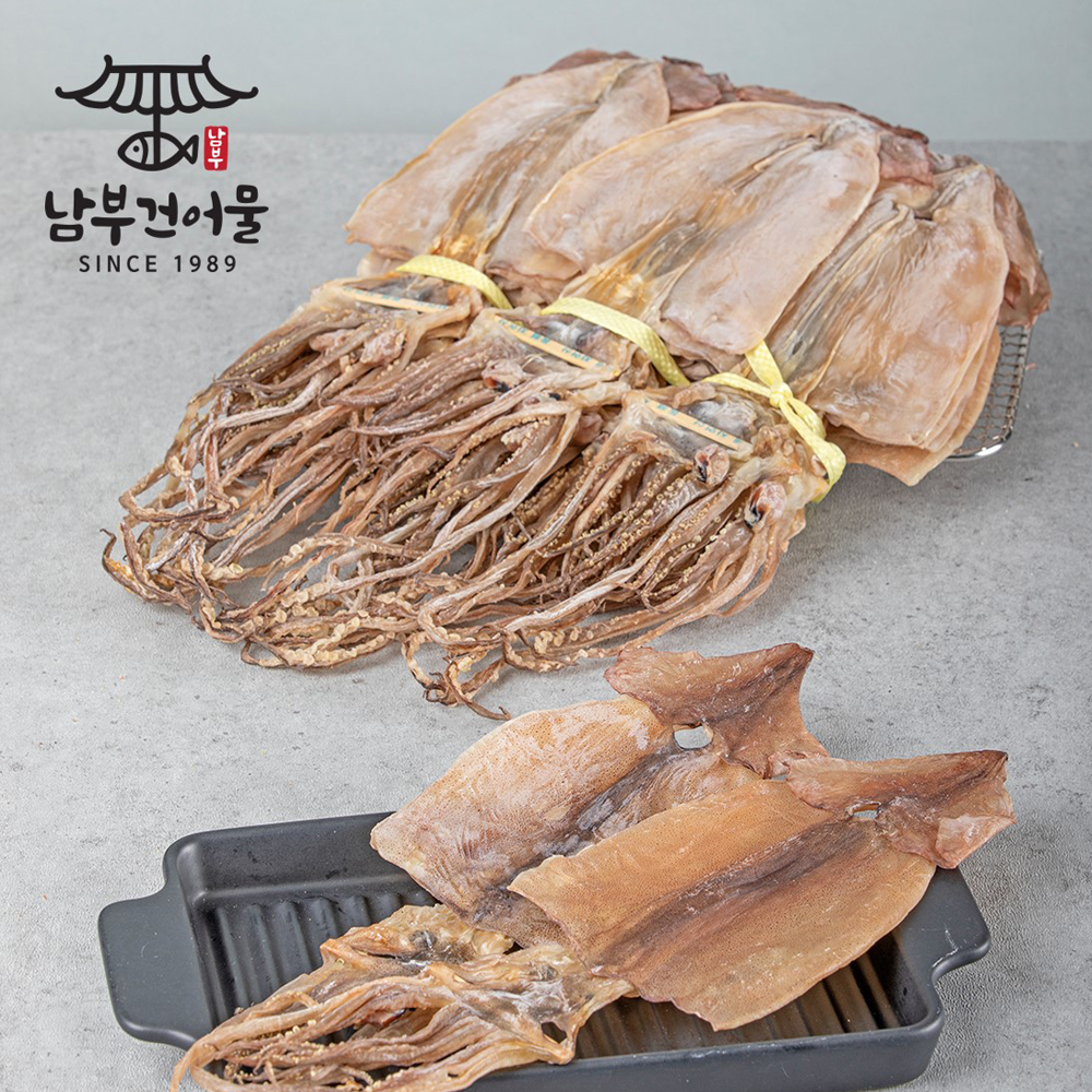 [남부건어물] 마른오징어 동해건조 5마리 외 10마리 20마리 당일바리 반건조 피데기 오징어