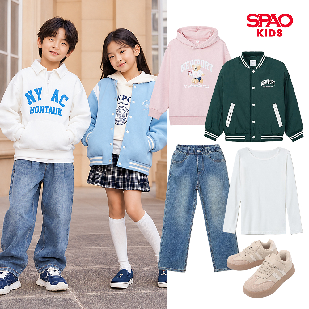 [스파오키즈] 25%쿠폰 가을맞이템 BEST 티셔츠/셋업/아우터/팬츠 외 ~81% OFF