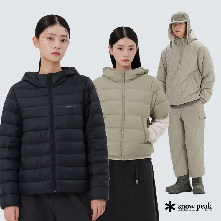 [스노우피크] FW 경량 다운 / 헤비 다운 / 바람막이 모음