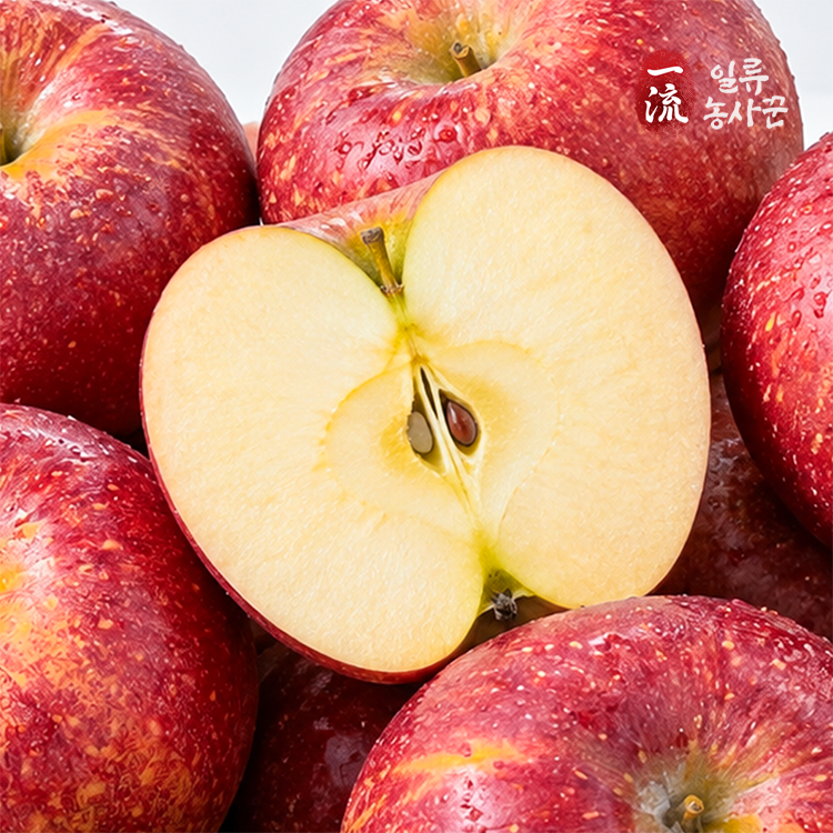 [일류농사꾼] 경북 햇 감홍 사과 2kg 8-10과 내외 / 13brix 이상