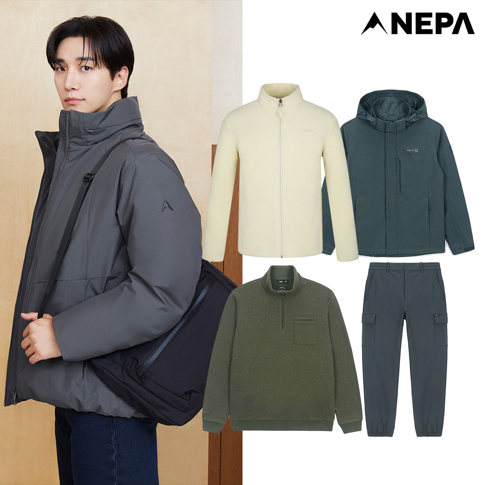 [공식] 카카오X네파 WEEK 브랜드딜 남성 가디건/스웨터/티셔츠/플리스 자켓/바지 (~86%)