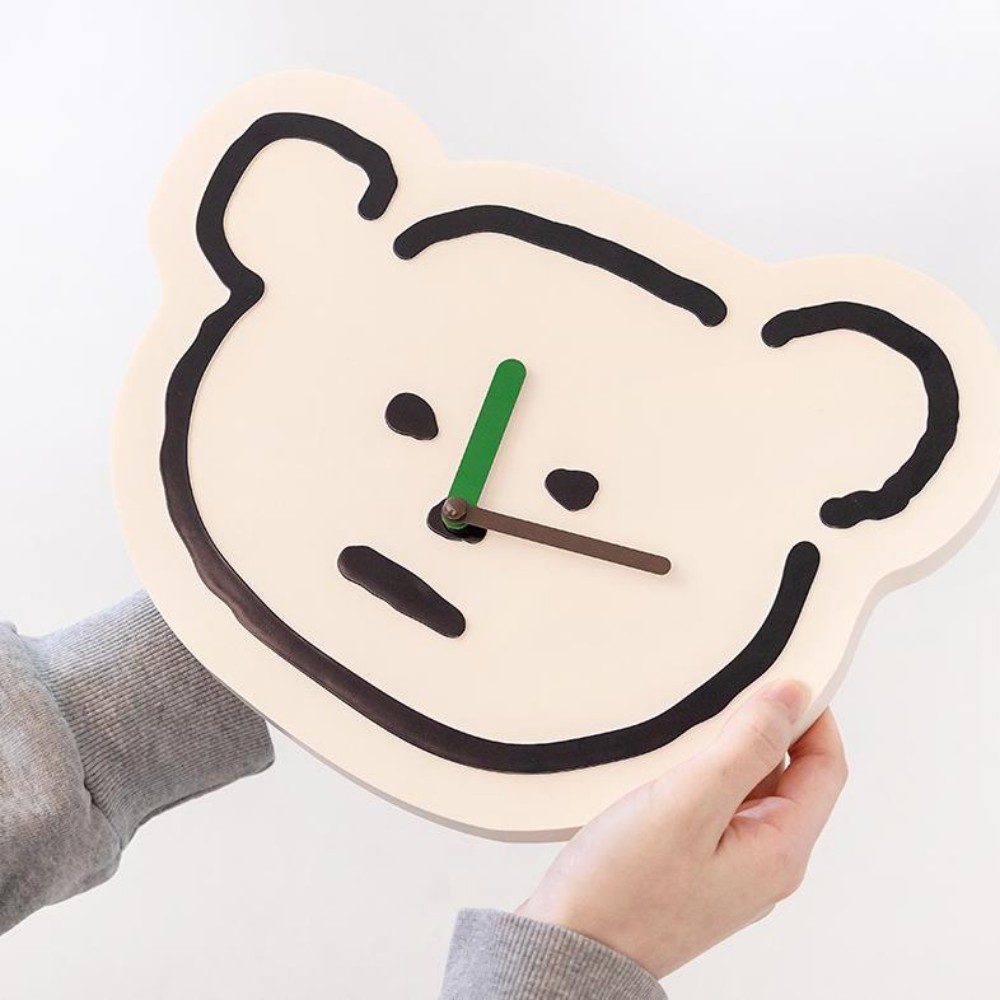 クマ壁時計時計壁掛け時計壁時計インテリアインテリア壁掛け時計キャラクター壁掛け時計リビングルーム壁時計