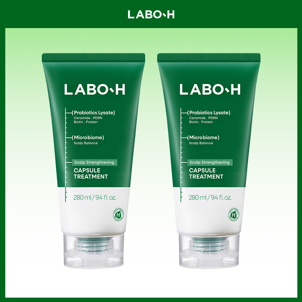 [1+1] 라보에이치 두피강화 대용량 캡슐 트리트먼트 280ml 2입