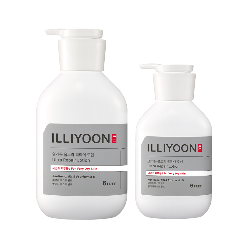 [메인] 일리윤 울트라 리페어 로션 베이직 세트 [350ml + 528ml]