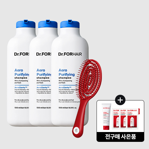 [닥터포헤어] 에어로퓨리파잉 샴푸 쟁이기 세트