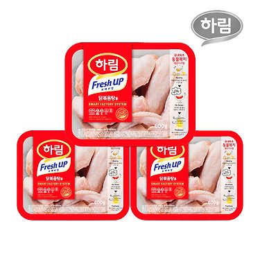 하림 냉장 닭볶음탕용 600g 3팩