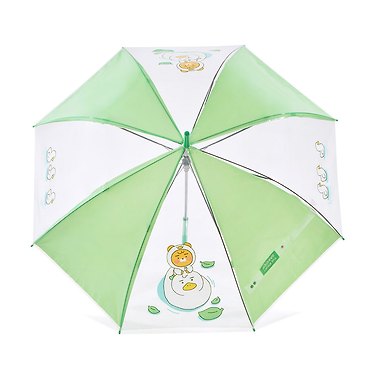 KAKAO FRIENDS - Jardin TransparentParapluie Vert Ryan