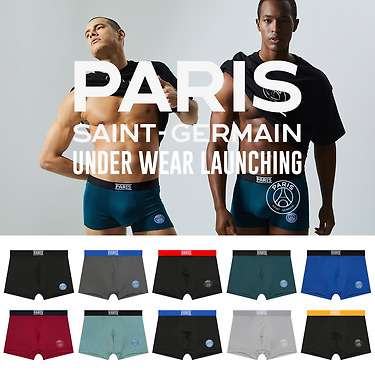 [톡딜] 파리생제르맹 남성 속옷 드로즈 10종+파우치 세트